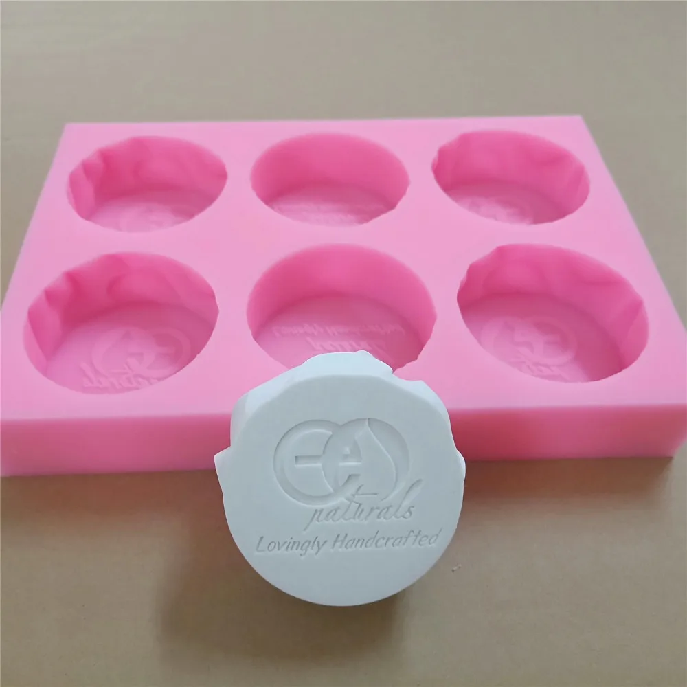 Индивидуальная Настройка силиконовой формы с логотипом на заказ круглые прямоугольные формы для выпечки и мыла