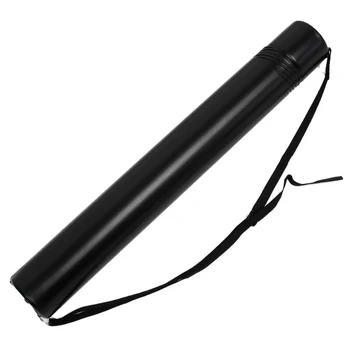 

Black Plastic Drawing Picture Storage Tube Poster Scroll Holder