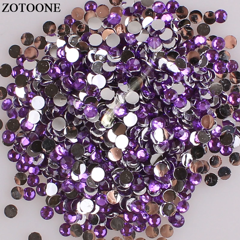 

ZOTOONE Flatback Non Hotfix Nails Rhinestones For Phone DIY Crystal Applique Crystals And Stones For Clothes Nail Art Decoration