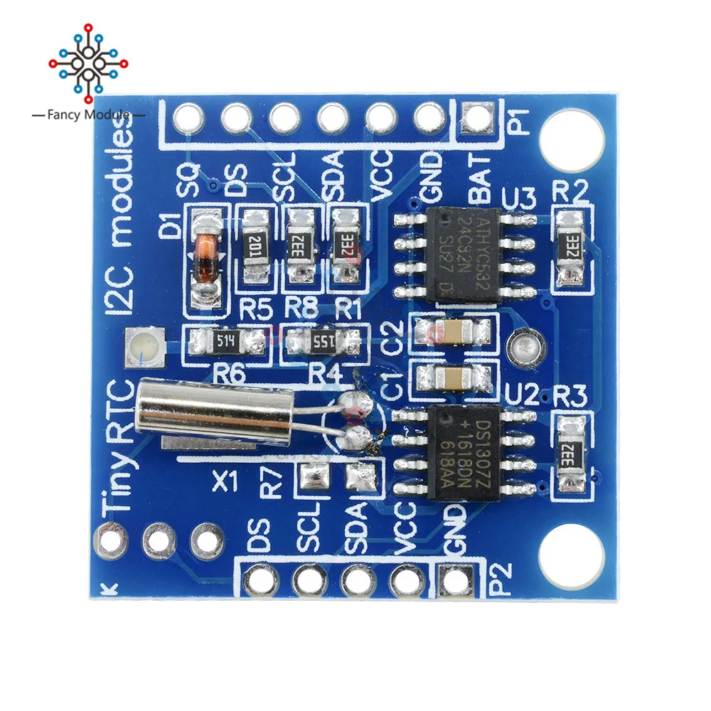 I2C RTC DS1307 AT24C32 модуль часов в реальном времени для AVR ARM PIC|module|module i2cmodule clock |