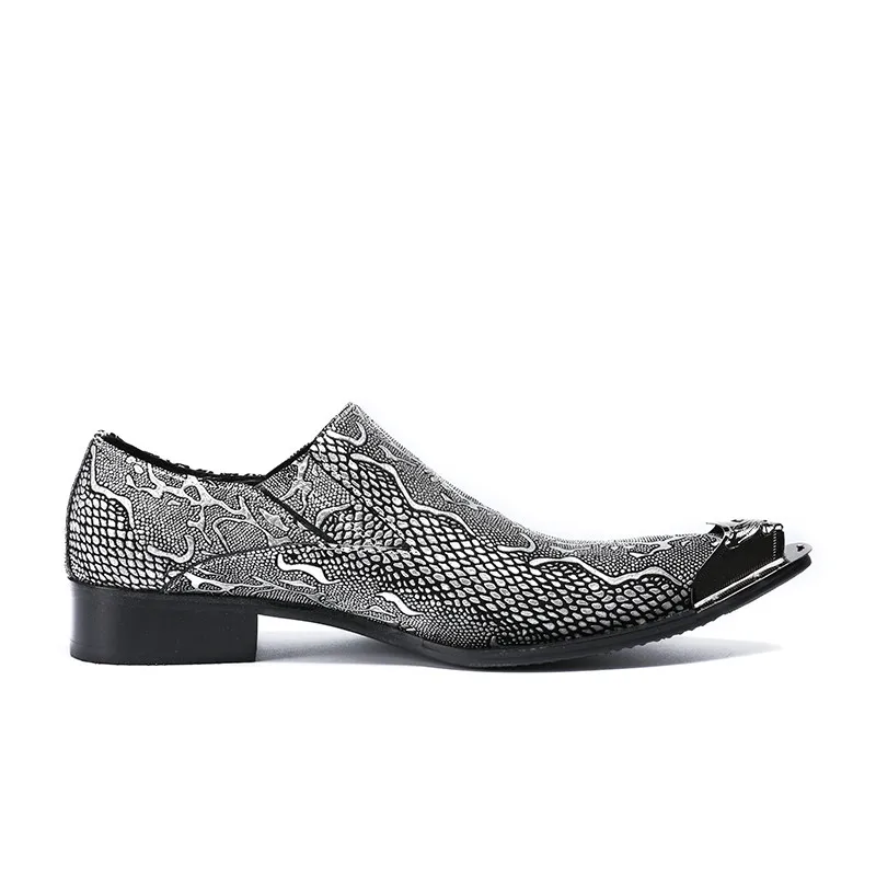 Negócios Itália Metal Design Sapato Moda Festa Oxford Show De Homens Toe Casuais Apartamentos Couro Sapatos Formais As Show Impressão Casamento as Masculino aaqzrxw