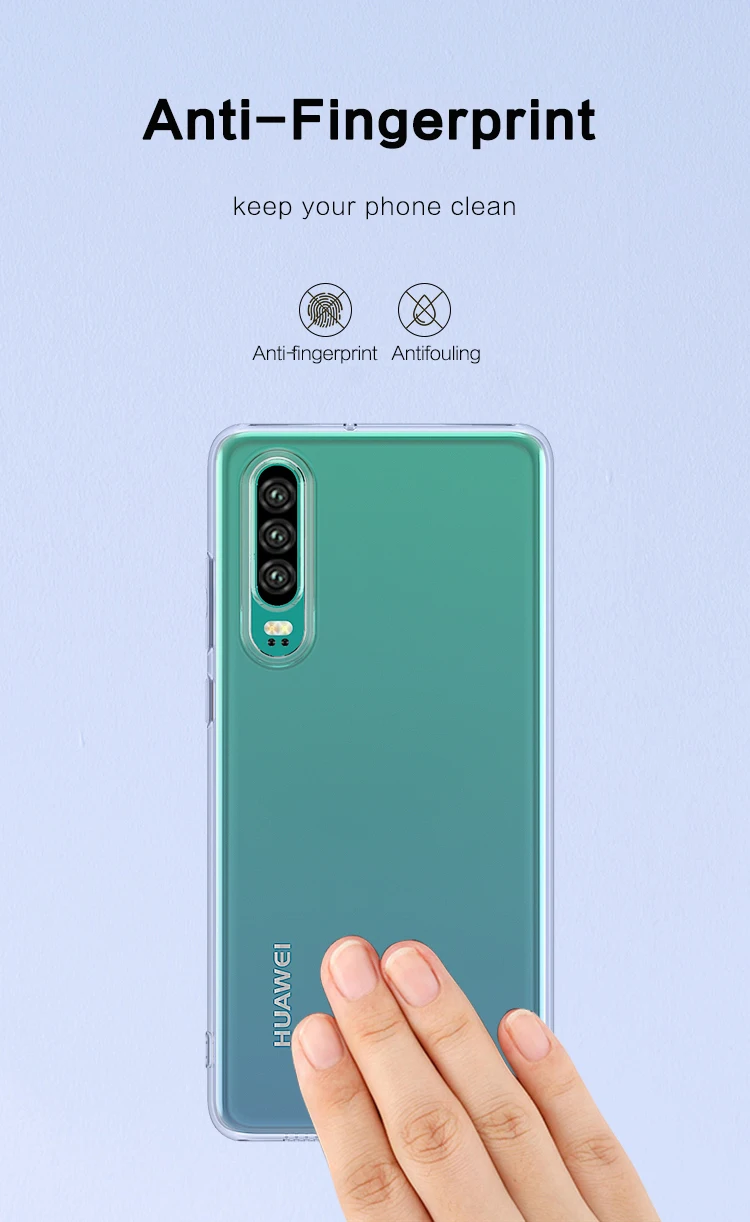 Прозрачный чехол из ТПУ для huawei P30/P30 Pro/P30 Lite Мягкий силиконовый чехол тонкий прозрачный чехол для телефона P30Pro P30Lite huawei P30 Gel