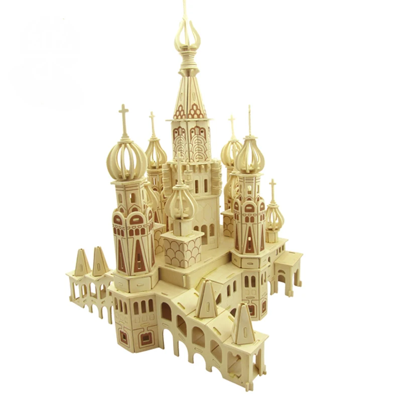 

BOHS St. Petersburg Church of the Savior on Spilled Blood Building Toys Wooden Model 3D DIY Puzzle Scale Models