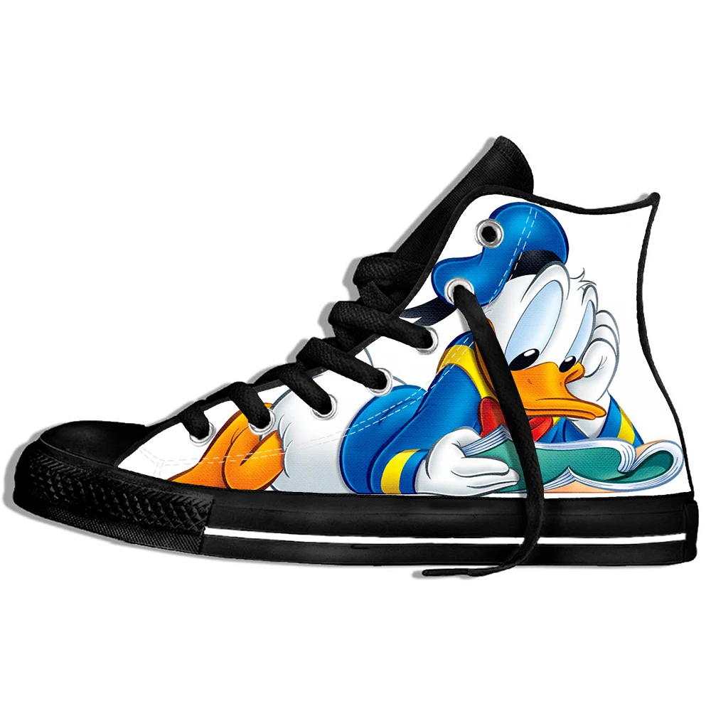 Zaraing Donald Duck Colorblock Women/men Sneakers 2019 Summer Print Cartoon Casual Lightweight Shoes