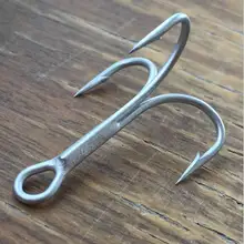 5 шт. с высоким содержанием углерода Сталь тройной крючок 10/8/6/4/2# лезвие спиннера море ледовый катер Рыбная ловля в соленой и пресной воде рыболовный крючок Weihefishing