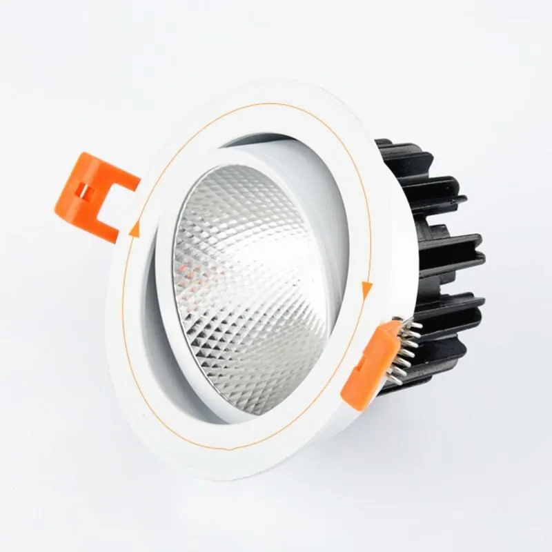 

Dimmable 7W 10W 15W 20W Cold Natural Warm White COB LED DownLights COB Spot Recessed Down light Light AC110V/AC220V/AC230V