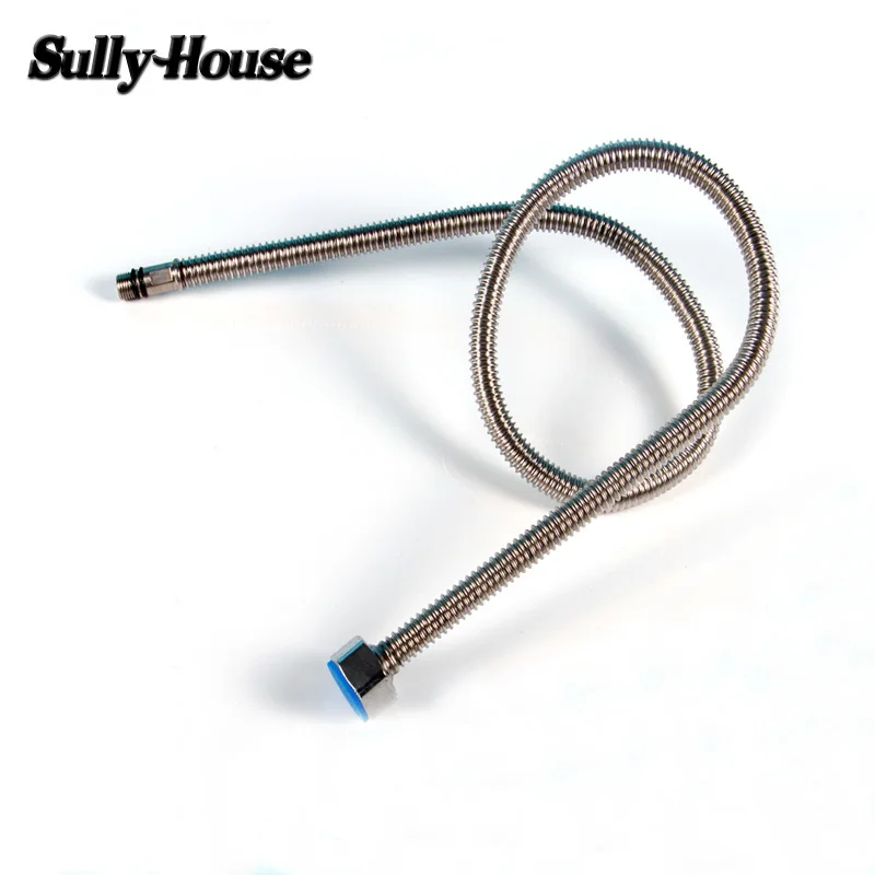 سولي البيت stainlesssteel خيوطها المموج السباكة خرطوم صنبور المياه ، سخان أنابيب اتصال مرنة 1/2 واجهة ''standard
