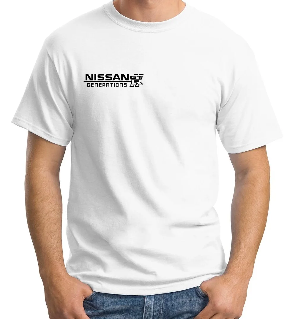 

Japan Car Gtr Generations T Shirt R32 R33 R34 R35 Jdm Nismo Turbo Classic Wheels 2019 Summer Brand Clothing 100% Cartoon Men T S