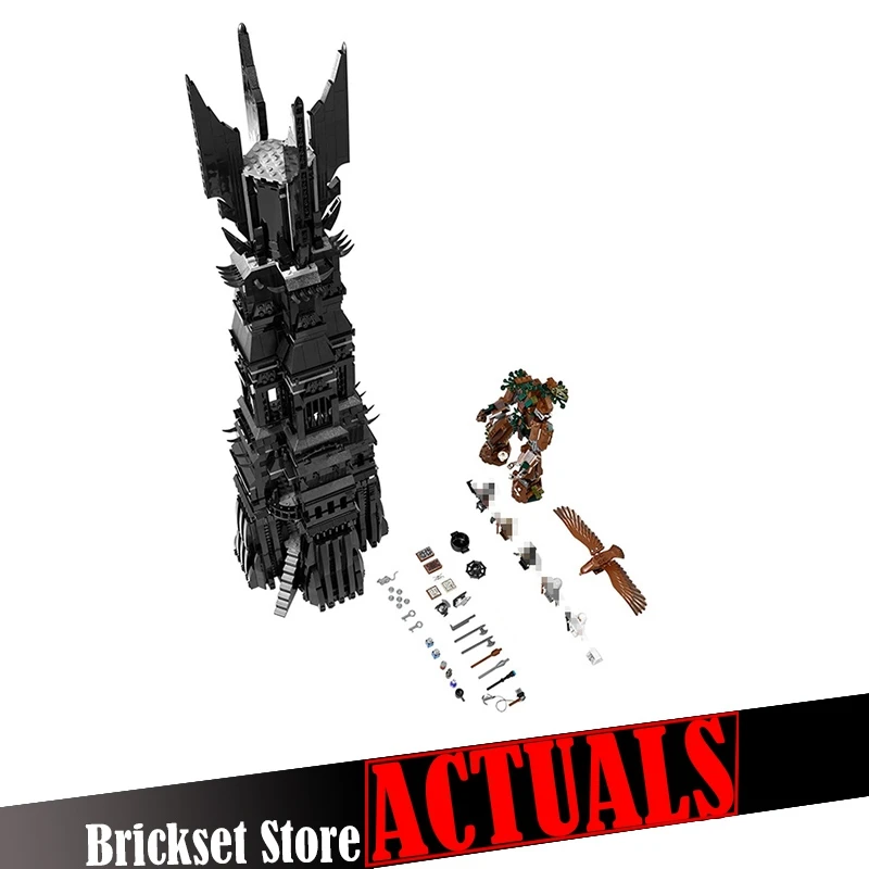 

LEPIN 16010 The Lord of the Rings Two Tower of Orthanc GANDALF THE GREY Hobbits 2430Pcs Building Blocks Bricks Compatible 10237