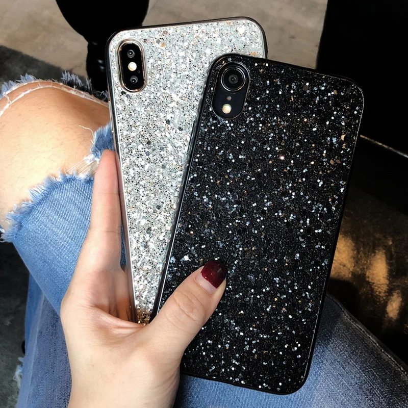Bling Glitter Case For iPhone 13 12 Pro Max 11 XS XR For Samsung A52 A72 S22 S21 Ultra Plus S20 FE Note 20 Soft Silicone Covers case iphone 13 pro max