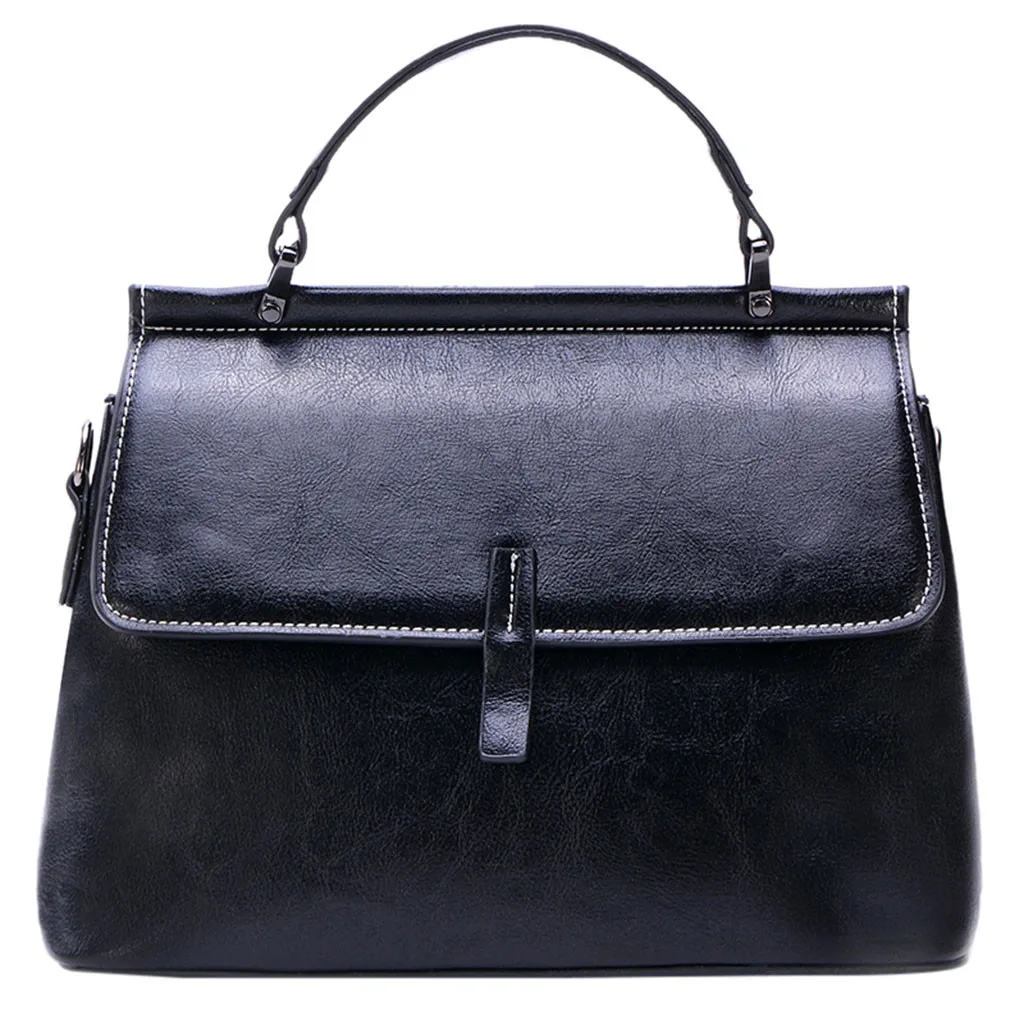 

Fashion Ladies Wild Solid Color High-End Handbag Shoulder Bag Messenger Bag
