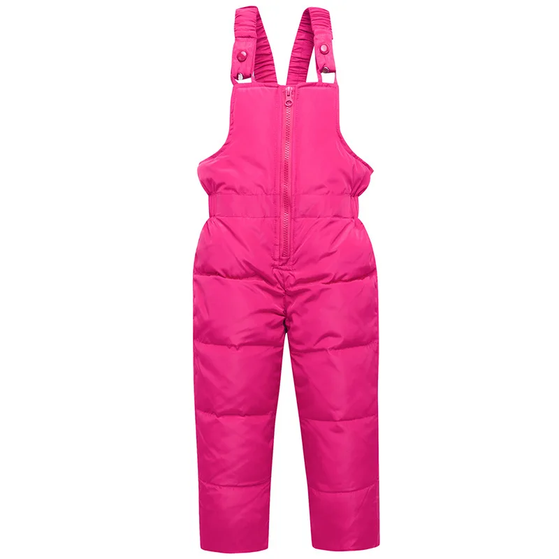 Зимние теплые комплекты одежды для маленьких девочек лыжные костюмы для девочек Детская верхняя одежда пуховые пальто с мехом куртки+ брюки/комбинезон