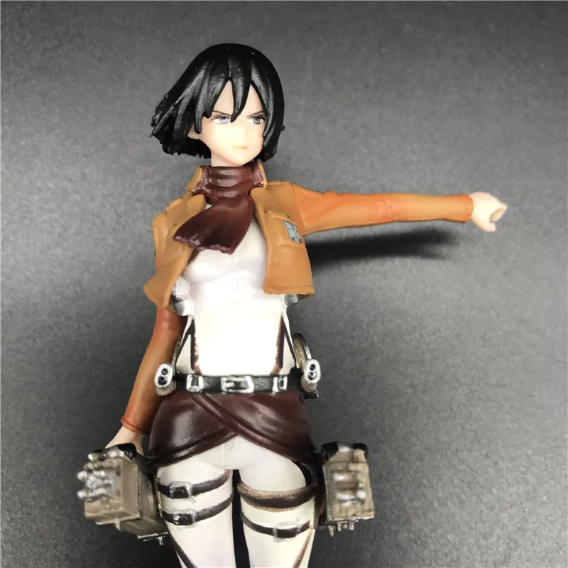 4 7 &quotshingeki no kyojin attack on titan mikasa ackerman фигма ПВХ фигурка Аниме Модель Коллекционная