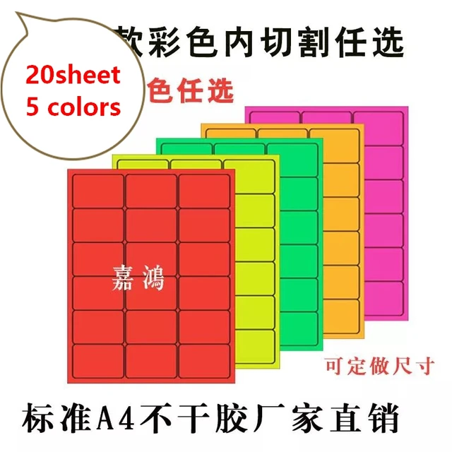 a4 color paper diecut