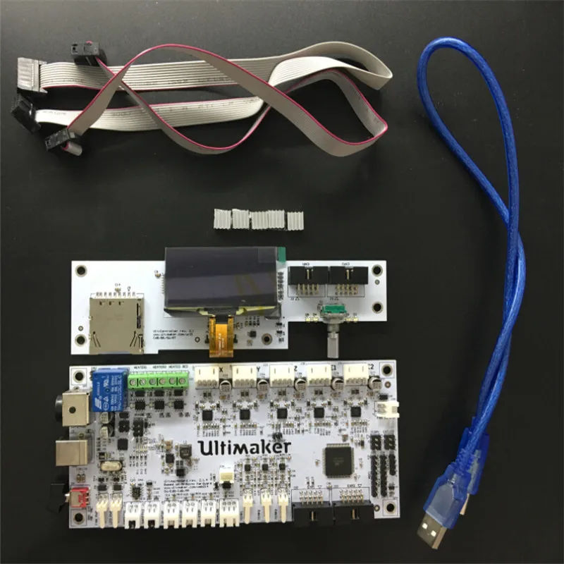 1kit 3D printer Ultimaker v2.1.1 v2.1.4 motherboard + LCD control panel set / 3D printer Ultimaker 2 LCD control motherboard kit