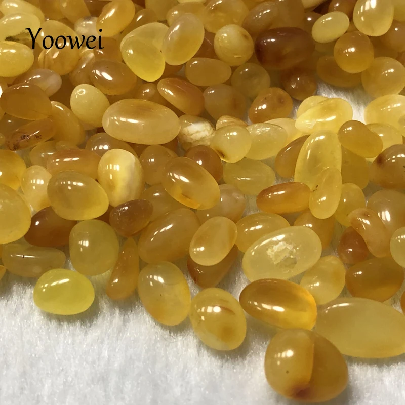 loose amber beads (2)