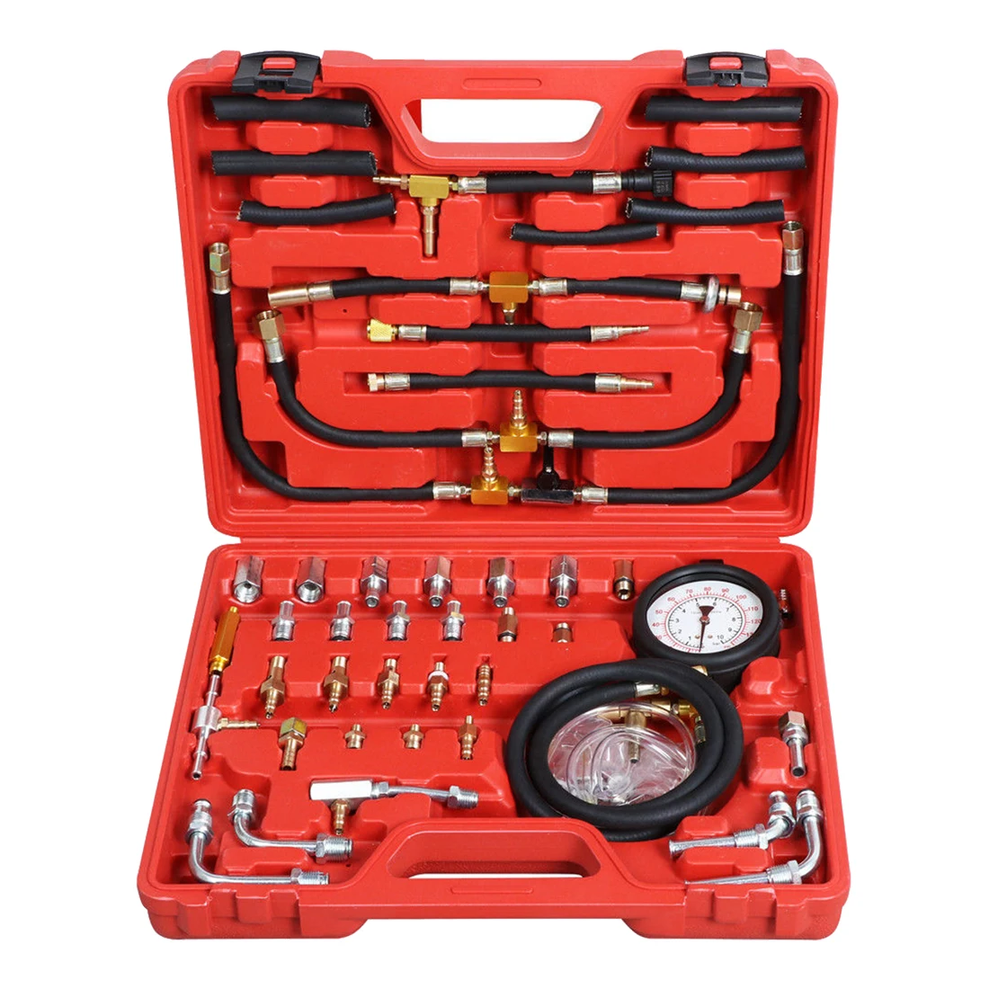 

Deluxe Manometer Fuel Injection Pressure Tester Gauge Kit system 0-140 PSI Versatile Fuel Pressure Gauge Sufficient Fuel Flow