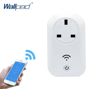 

2019 Hot Sale Wifi Socket 13A+Timer UK Wifi Socket Plug Outlet Smart Home Remote Wireless Controls for Iphone Ipad Android Ios