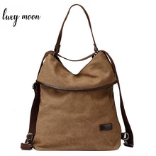Многофункциональная парусиновая сумка, винтажные сумки на плечо, женские сумки-мессенджеры, вместительные женские сумки, Bolsa Feminina