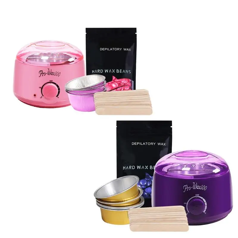 Professionele Hair Removal Tool Set Mini SPA Warmer Wax Heater SPA Hand Epilator Paraffin Wax Beans 2