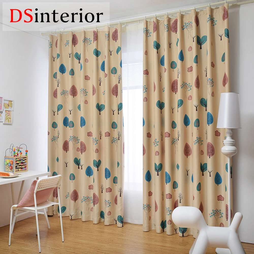 DSinterior cartoon design kids room font b curtain b font for children font b custom b