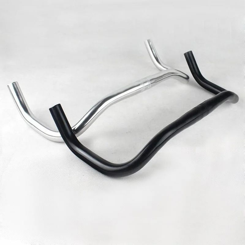 Road bike Handlebar Bent Fixed Gear Bike TT Handlebar 25.4 mm aluminum