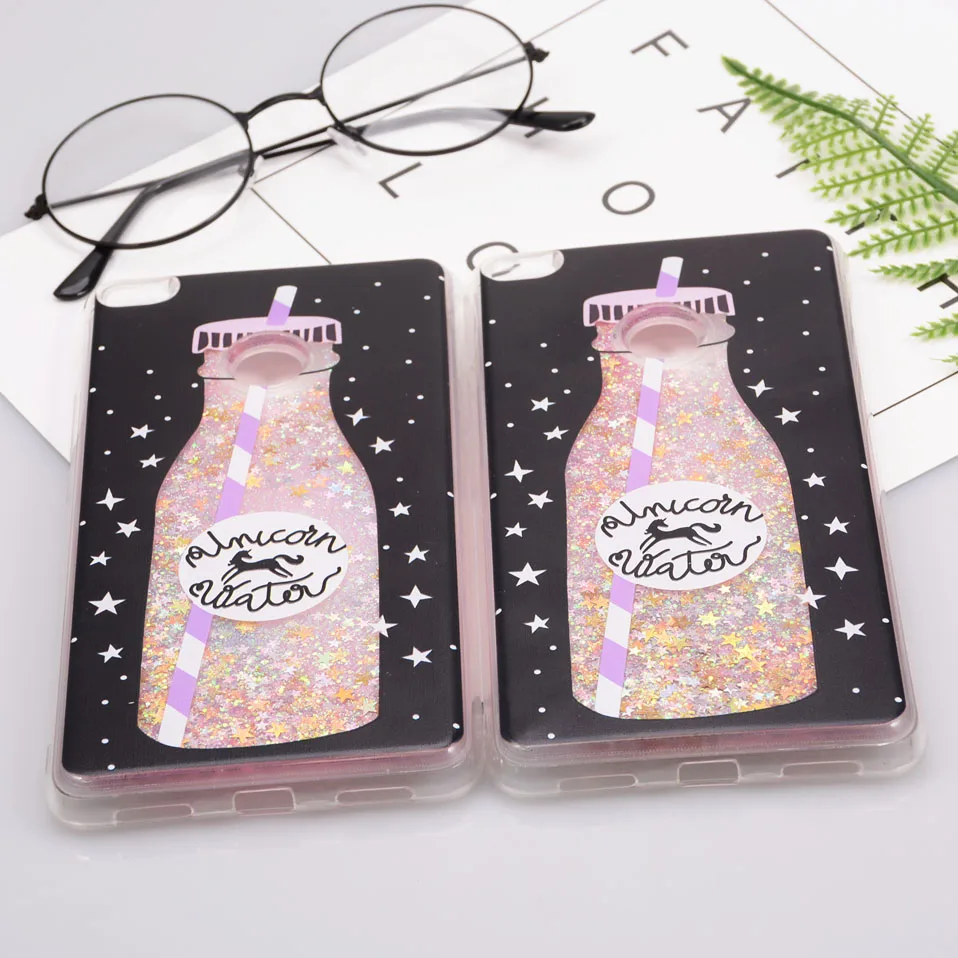 Reaoom for Xiaomi Mi Max 2 Case Glitter Dynamic Liquid Colorful Star Quicksand Cute Bottle Unicorn Cover for Xiaomi Mi Max2      (9)