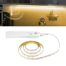 USB 2835 SMD led ленточный светильник 5 V Вольт шкаф PC tv подсветка светодиодный светильник кровать светильник s 5 V PIR датчик движения шкаф лампа Лента USB