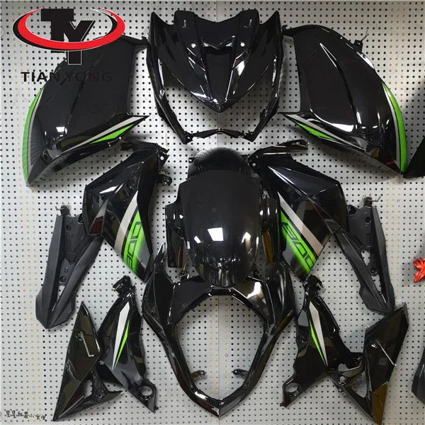 Для SC-PROJECT инъекции пластмассы ABS обтекатели комплект для Kawasaki Z800 2013- 13 14 15 16 Оранжевый матовый черный кузов - Цвет: Style 1