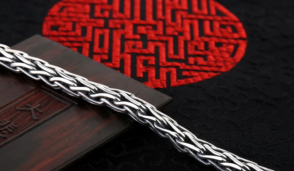 Beier SOTRE 925 пробы серебряный браслет двуглавый дракон высокое качество браслет для мужчин ювелирные изделия SCTYSL0155