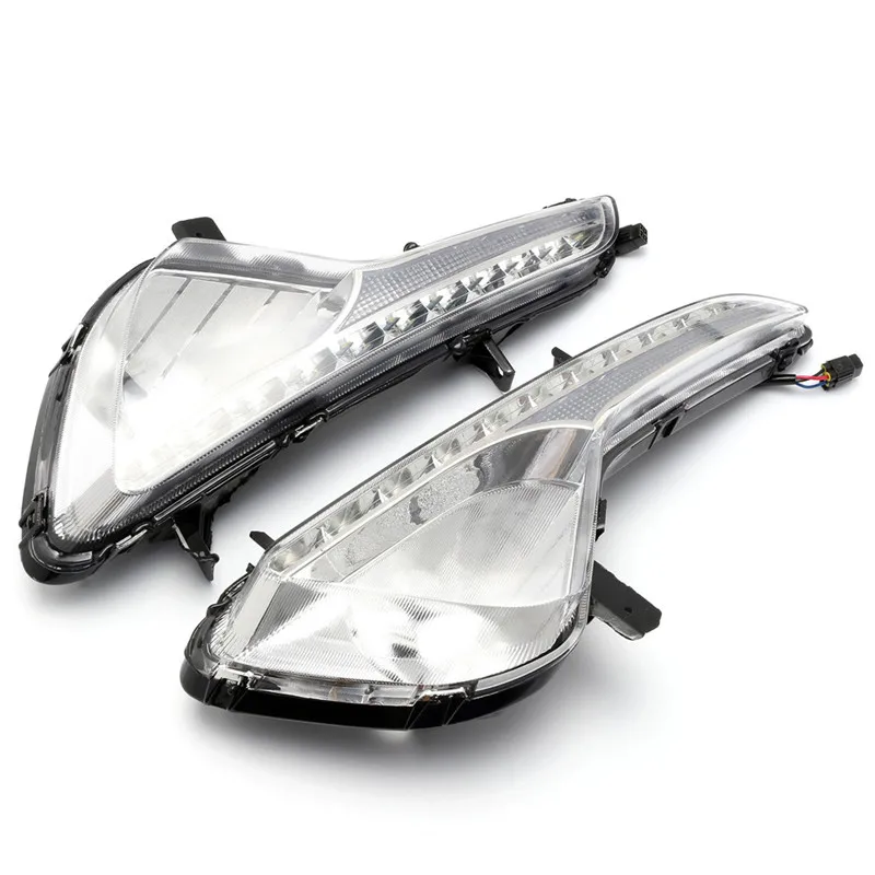 Novsight Car LED Lights 12V Daytime Running Light Driving Fog Lamps DRL Turn Signal for KIA Sportage R 2010 2011 2012 2013 D20 Novsight Car LED Lights 12V Daytime Running Light Driving Fog Lamps DRL Turn Signal for KIA Sportage R 2010 2011 2012 2013 D20