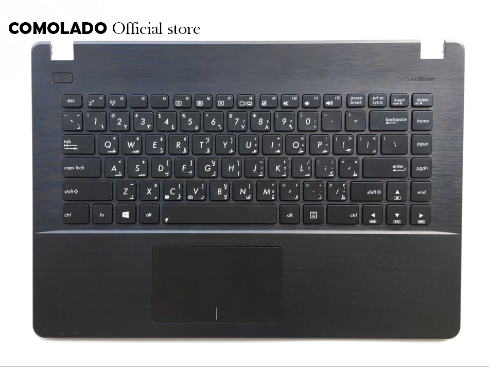 AR арабская клавиатура для ASUS X451 X451E X451M X451C X451E1007CA черно-белая Подставка рук