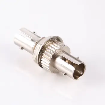 

10pc ST-ST Fiber Optic Adapter Connector Optical Coupler Metal Single Multi Mode connector adapter