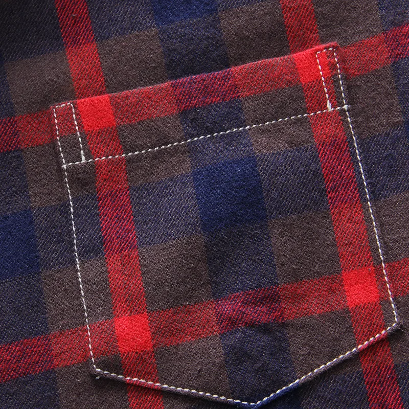 Рубашка мужская в клетку с длинным рукавом на пуговицах|mens checkered shirts|plaid shirt menplaid men