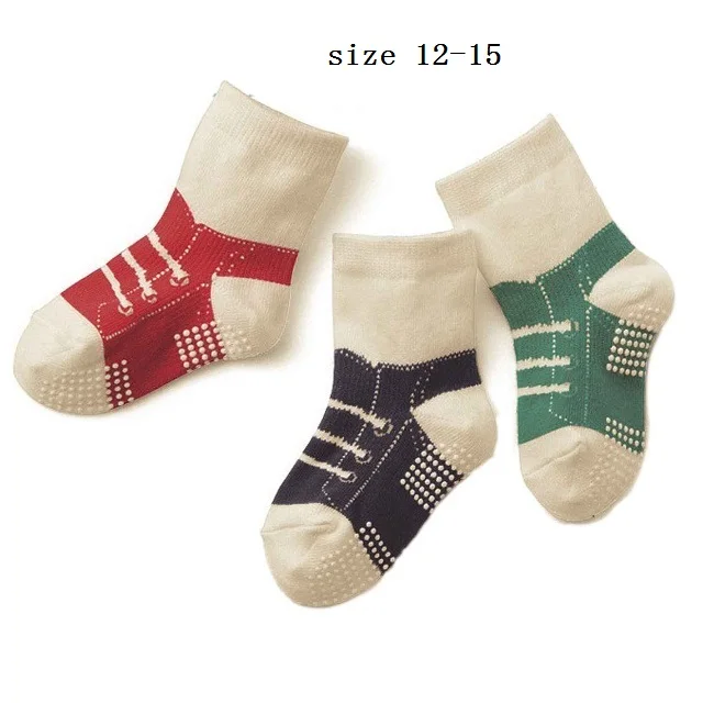 От 1 до 3 лет Британский Стиль Младенческая Носки носки для мальчиков детские носки 12 пара/лот - Цвет: Серый