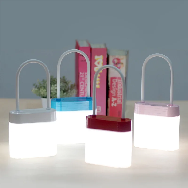 

1200mAh LED Touch Lamp Charging Padlock Three Dimming Led Nightlight