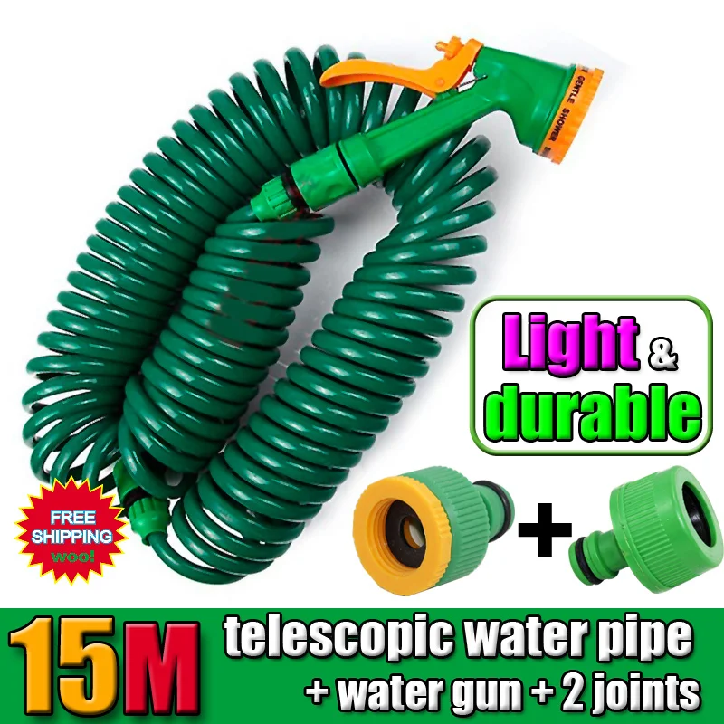 Car accessories Spring telescopic hose garden watering