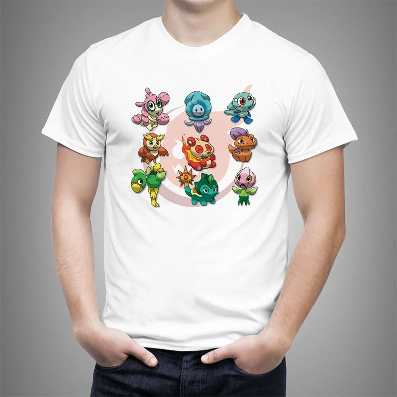 Pokemon Go Men T-shirt Fashion Go Poke Rangers t shirts Pokemon Printed Tops Short Sleeve Hipster tee #1992