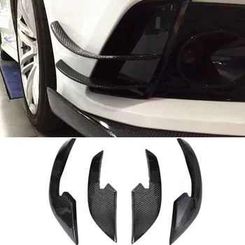 

RS7 Carbon Fiber Front Bumper Lip Splitter Fins Body Spoiler Canards Case For Audi RS7 2011-2015