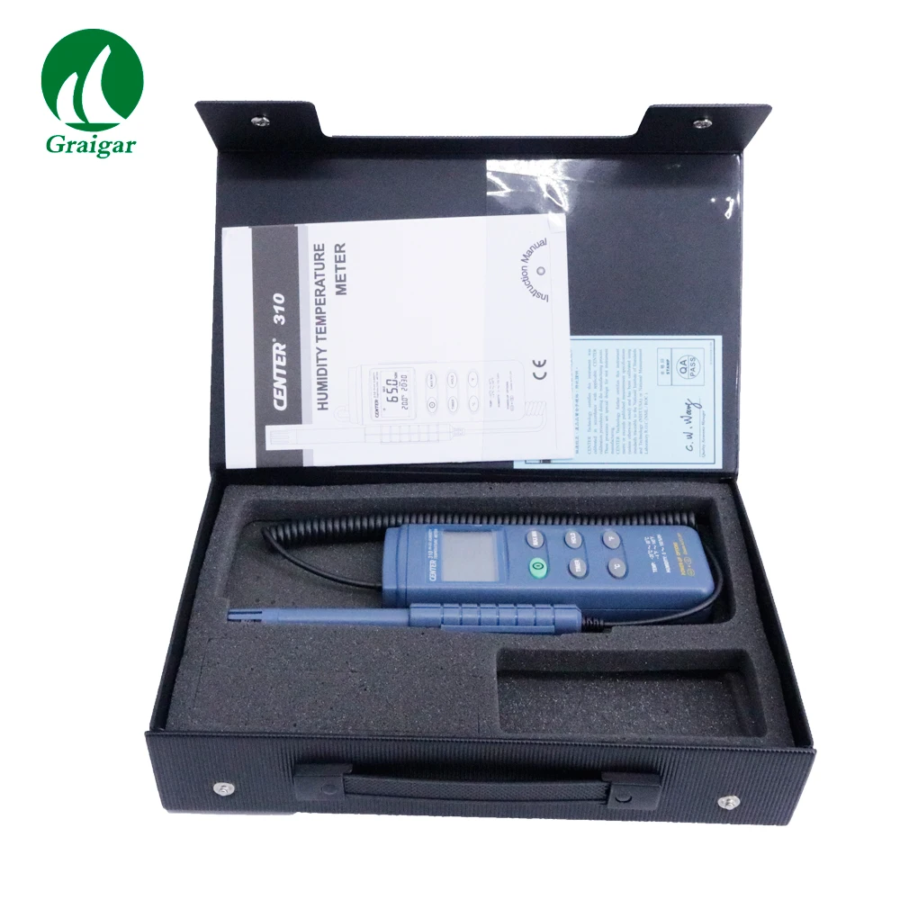 

CENTER-310 Humidity Temperature Meter Humidity Range: 0~100%RH,Temperature Range: -20~60C