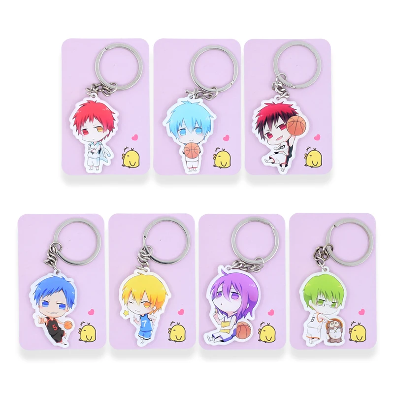 Брелок для ключей Kuroko брелок баскетбол Tetsuya|key ring|anime key ringbasketball keychain |
