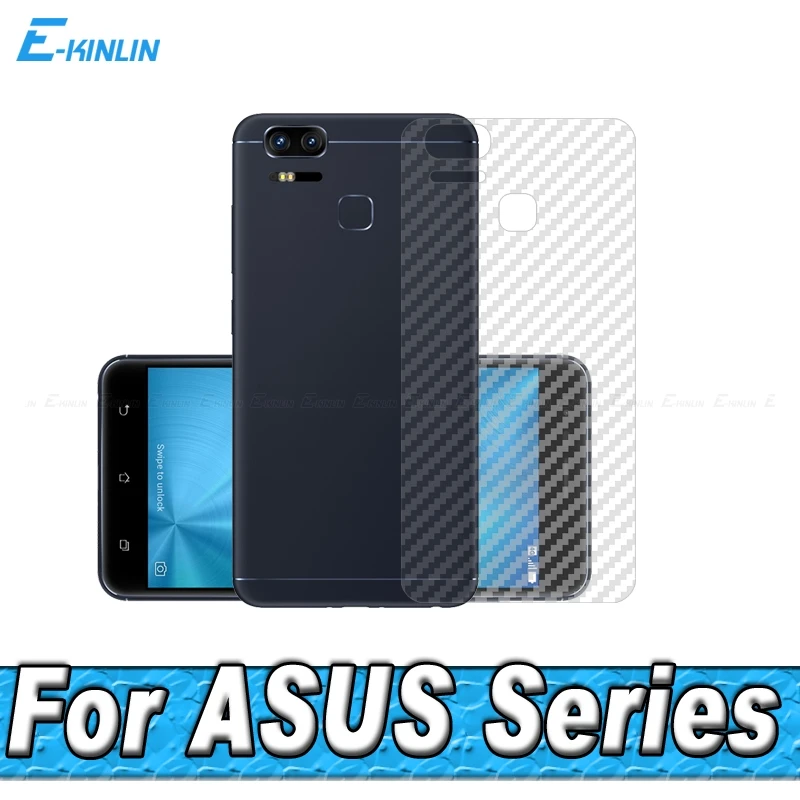 

3D Carbon Fiber Rear Screen Protector For Asus ZenFone 3 Zoom S ZE520KL ZE553KL ZE552KL Back Cover Protective Guard Film
