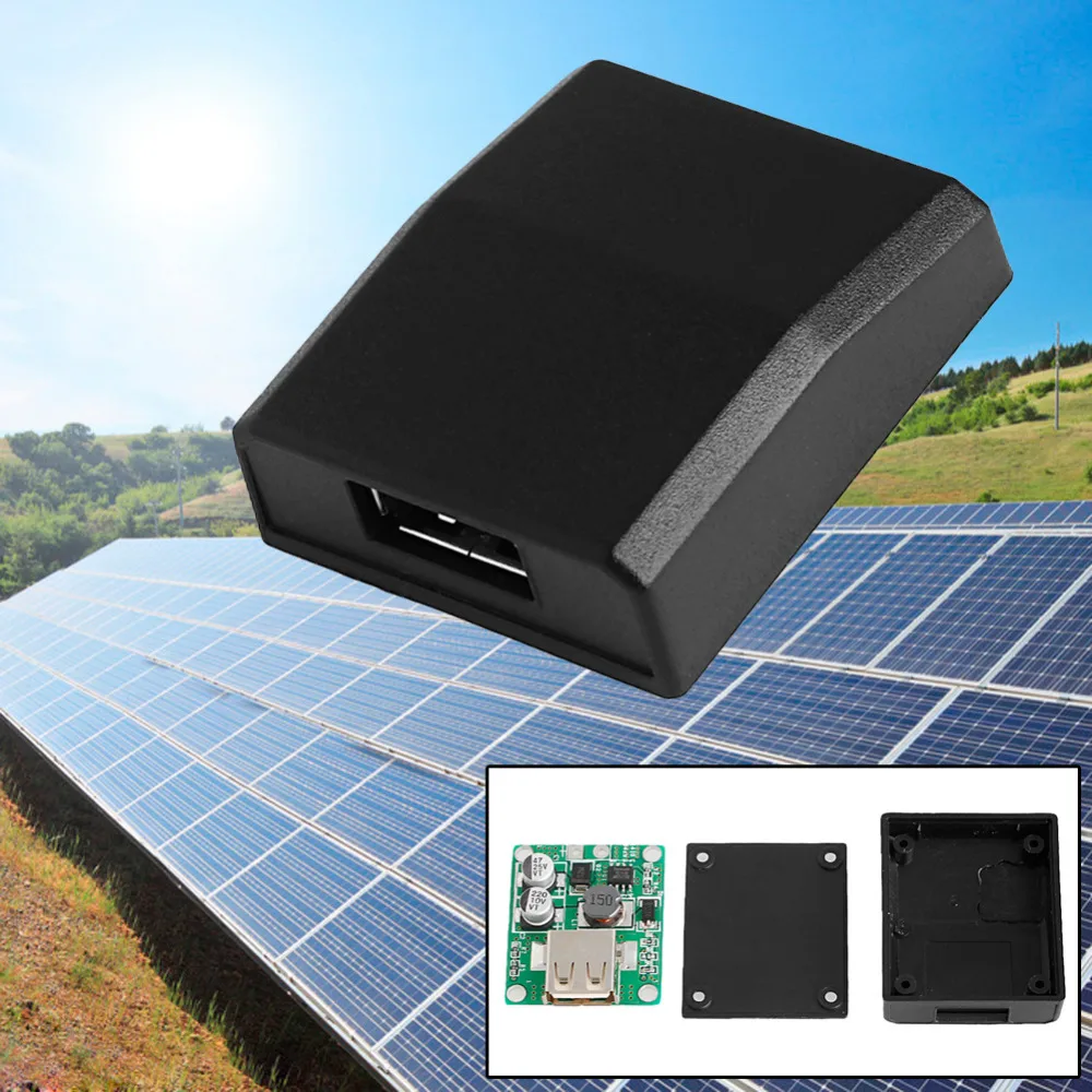 

New 5V 2A USB Junction Box For Solar Panel Fold Bag Special Fr MP5 Phone Charger DIY