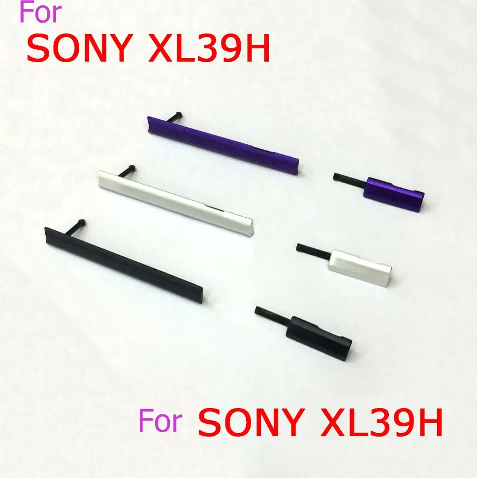 

100% New housing-USB Charging Port Dust Plug cover + Micro SD Port SIM Card Port Slot cover for Sony Xperia Z Ultra XL39H C6802