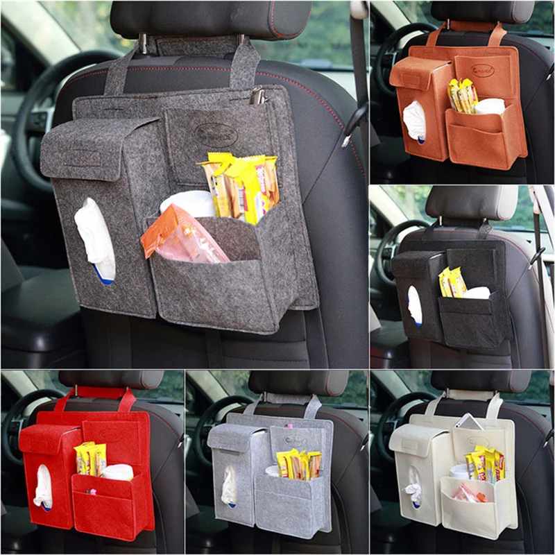 

Car seat back pocket storage bag multi-function seat back debris hanging bag storage box storage bag car hanging bag