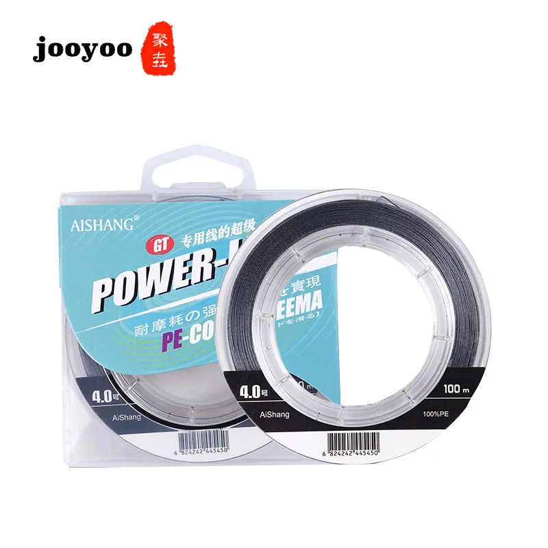 Fishing Line PE Braided 100M Super Strong Line 0.1-0.6mm Multifilament Fishing Line For Carp Fishing Wire jooyoo Brand