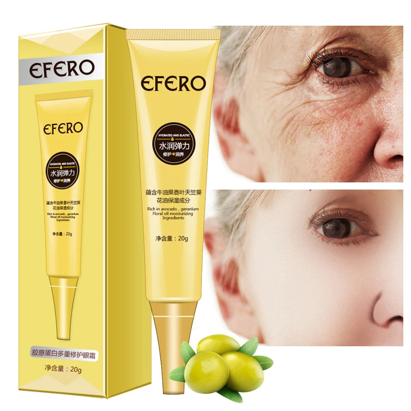 EFERO Anti Winkles Eye Cream Skin Care Hyaluronic Acid Eye Serum Anti-Puffiness Dark Circle Anti-Aging Moisturizing Eye Cream