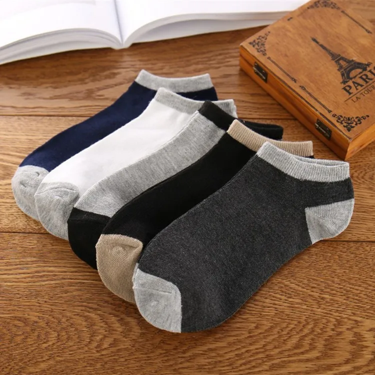Men's Cotton Boat Socks Pure Color Men's Socks Low-end Shallow-mouth Sports Socks in Spring and Summer Men's Cotton Boat Socks Pure Color Men's Socks Low-end Shallow-mouth Sports Socks in Spring and Summer