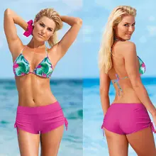 Хит, женские летние простые шорты для плавания, бикини с эффектом пуш-ап, одежда для плавания, стильные короткие шорты для мальчиков, новые сексуальные плавки, пляжная одежда
