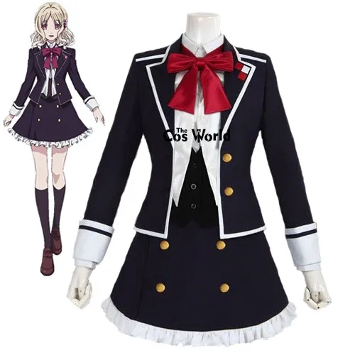 DIABOLIK LOVERS Komori Yui школьная форма платье наряд аниме костюмы для косплея|cosplay costume